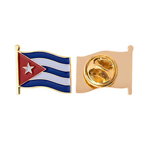 Lapel Pin Badge....BRAND NEW CUBA....Cuban Country Metal Enamel Flag